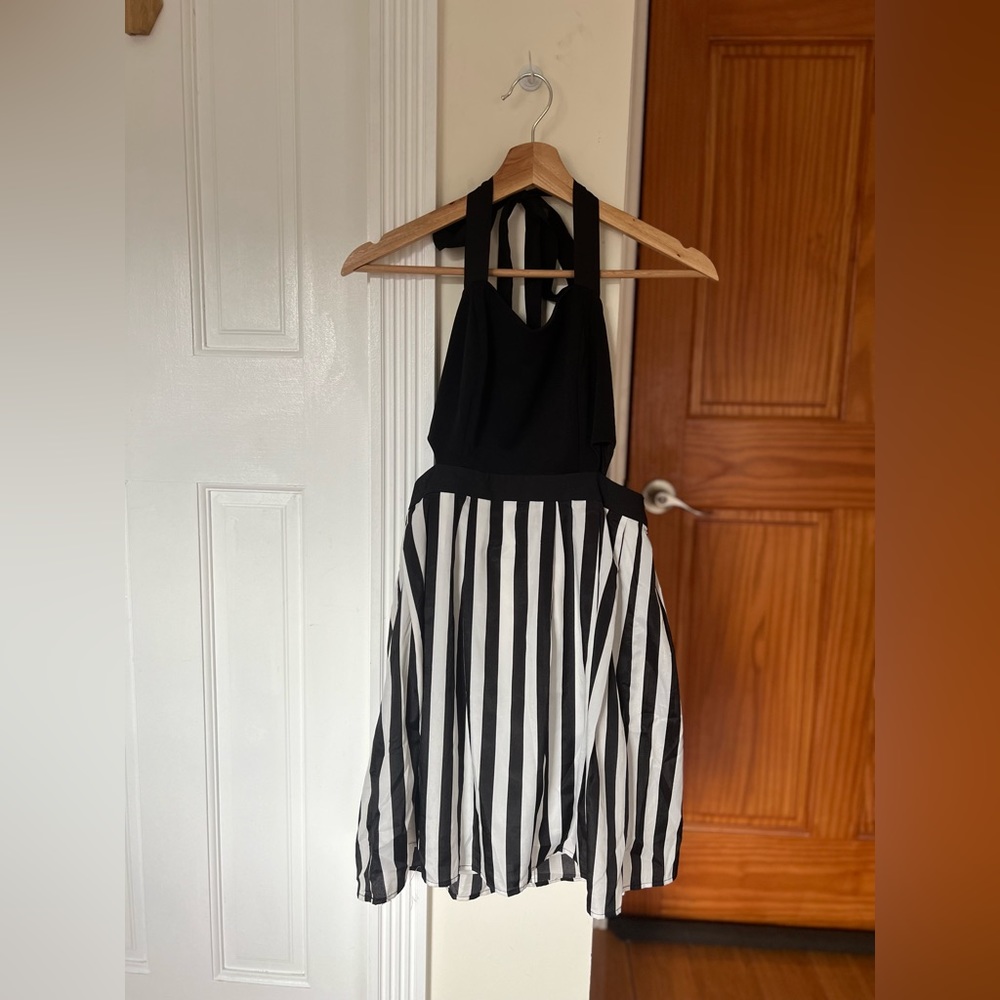 Halter Cut-Out Midi Dress